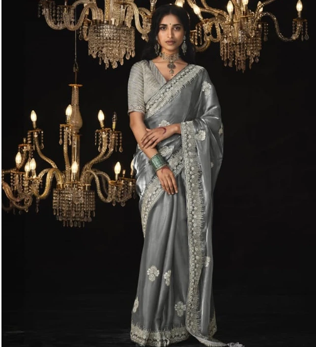 Kimora Kajal 5322 Hits Glass Tissue Silk Wholesale Designer Sarees Catalog — Wholesale Sarees, Kimora wholesale from Surat — view 1